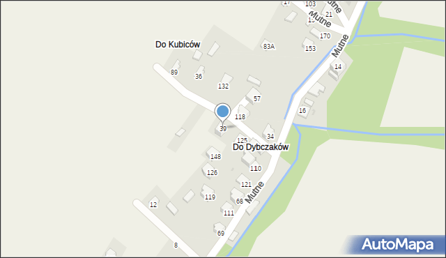 Mutne, Mutne, 39, mapa Mutne