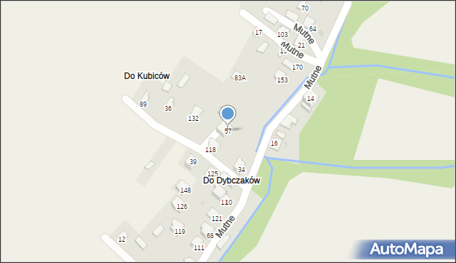 Mutne, Mutne, 57, mapa Mutne