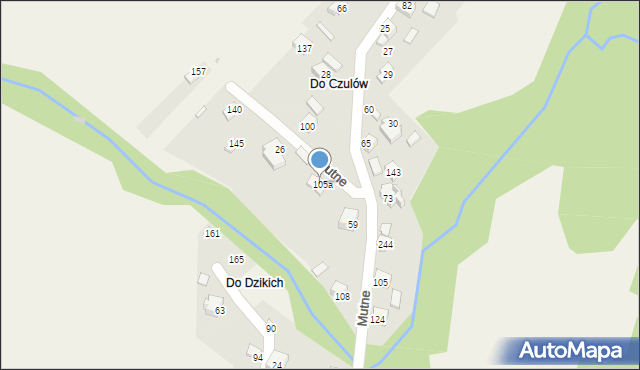 Mutne, Mutne, 91, mapa Mutne
