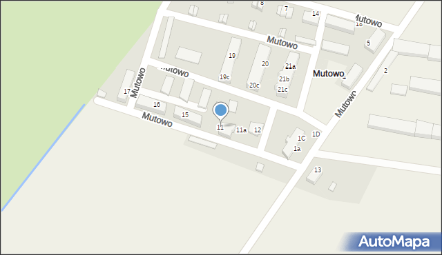 Mutowo, Mutowo, 11, mapa Mutowo