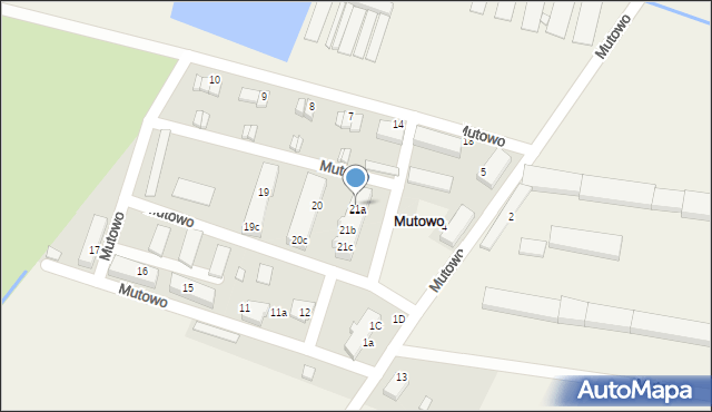 Mutowo, Mutowo, 21a, mapa Mutowo