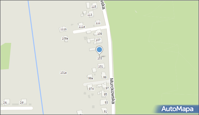 Mysłowice, Murckowska, 103, mapa Mysłowice