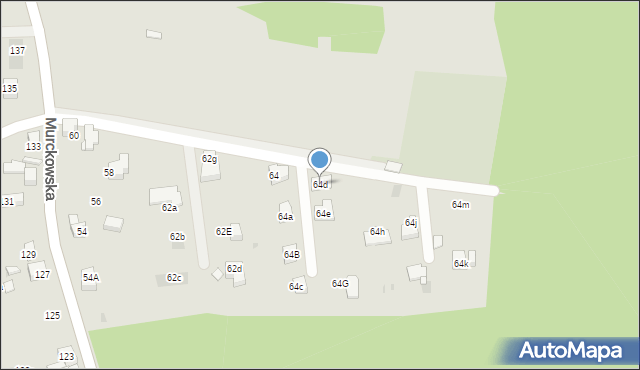 Mysłowice, Murckowska, 64d, mapa Mysłowice