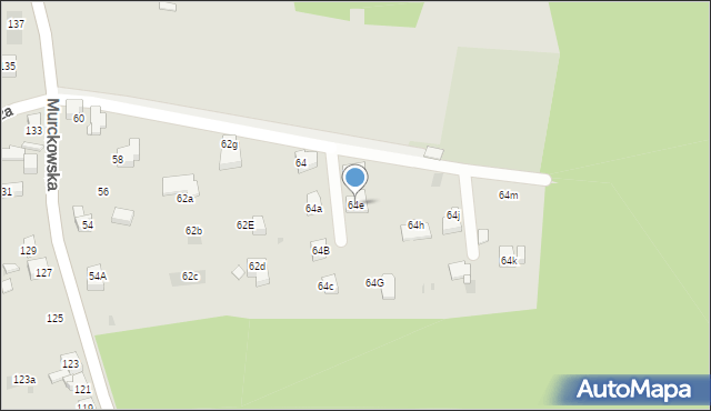 Mysłowice, Murckowska, 64e, mapa Mysłowice
