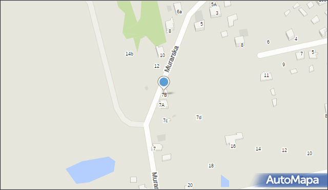 Myszków, Murarska, 7B, mapa Myszków