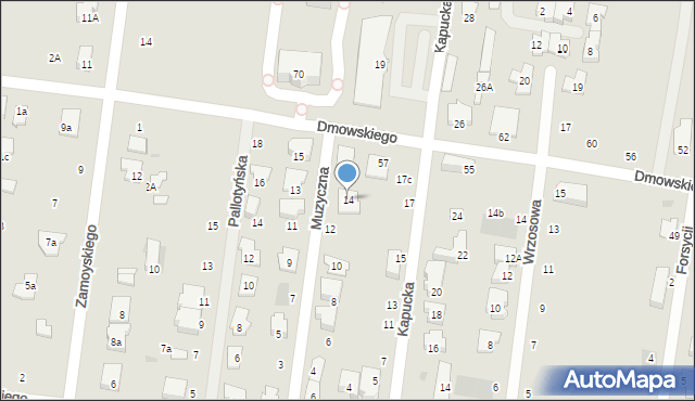 Ożarów Mazowiecki, Muzyczna, 14, mapa Ożarów Mazowiecki