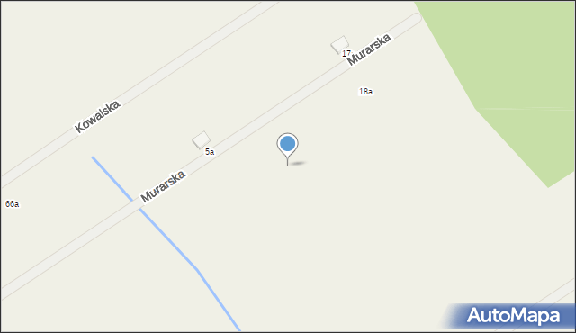 Radzewo, Murarska, 10b, mapa Radzewo