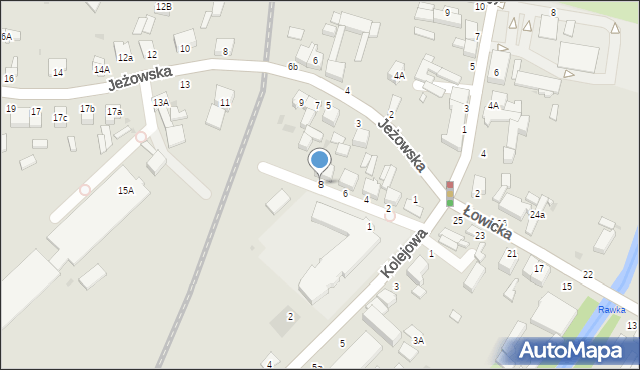 Rawa Mazowiecka, Murarska, 8, mapa Rawa Mazowiecka