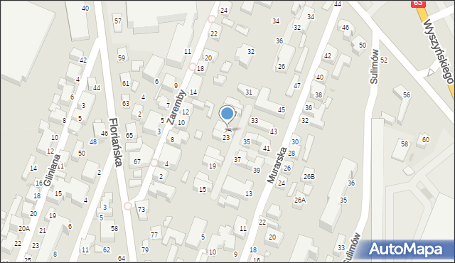 Siedlce, Murarska, 25, mapa Siedlce