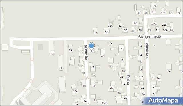 Starogard Gdański, Murarska, 3, mapa Starogard Gdański