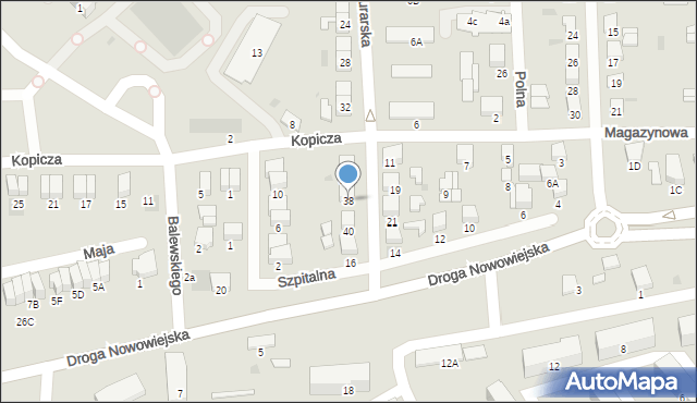 Starogard Gdański, Murarska, 38, mapa Starogard Gdański