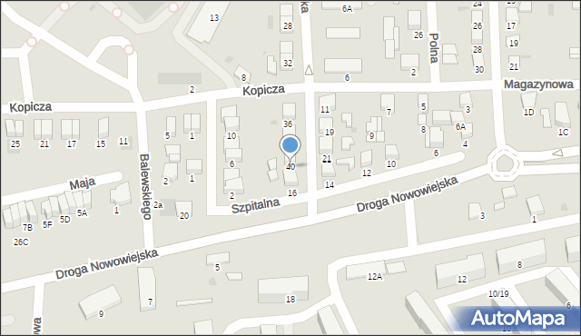 Starogard Gdański, Murarska, 40, mapa Starogard Gdański