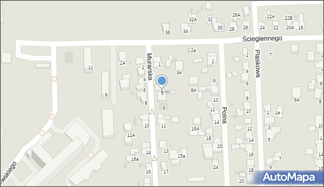 Starogard Gdański, Murarska, 5, mapa Starogard Gdański