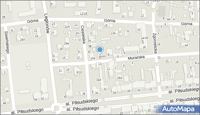 Tomaszów Mazowiecki, Murarska, 10, mapa Tomaszów Mazowiecki