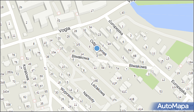 Warszawa, Murawy, 2, mapa Warszawy