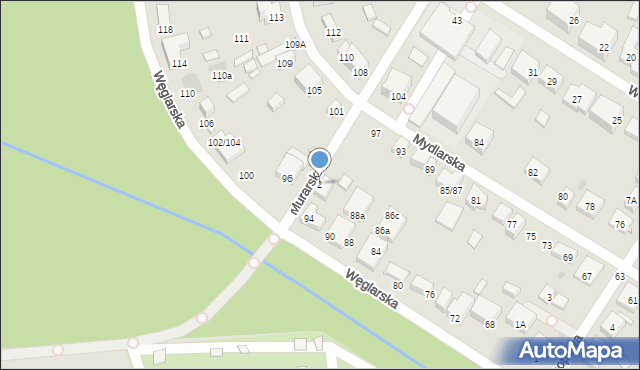 Warszawa, Murarska, 2, mapa Warszawy