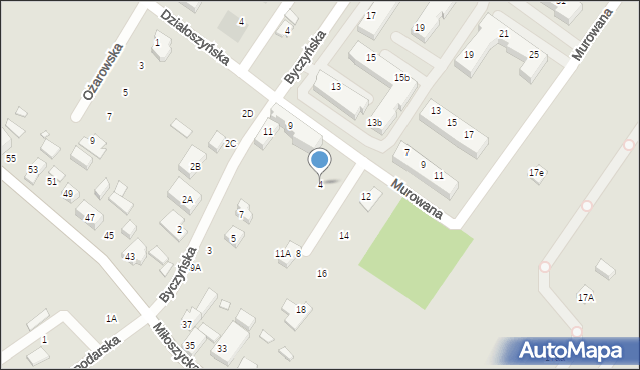 Wrocław, Murowana, 4, mapa Wrocławia