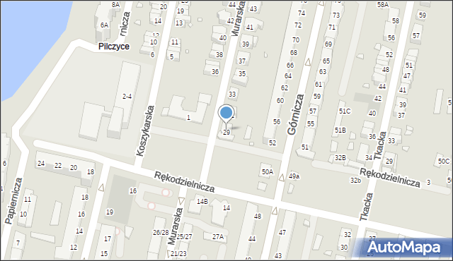 Wrocław, Murarska, 29, mapa Wrocławia