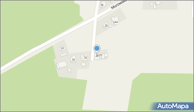 Zagwiździe, Murowska, 28, mapa Zagwiździe