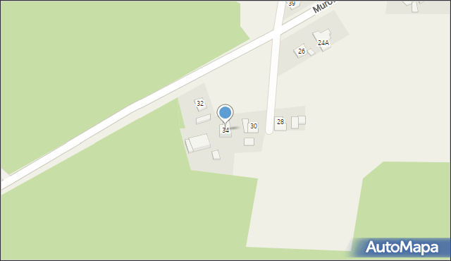 Zagwiździe, Murowska, 34, mapa Zagwiździe