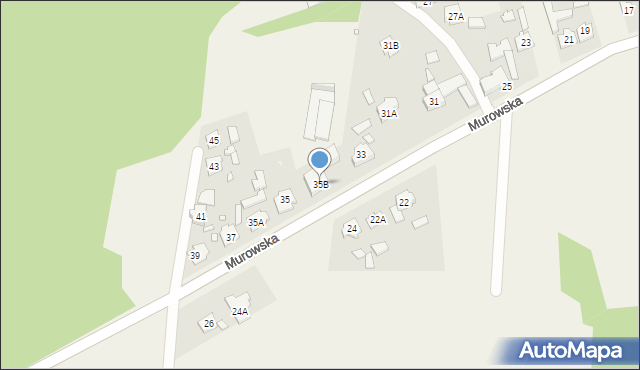 Zagwiździe, Murowska, 35B, mapa Zagwiździe