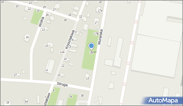 Zduńska Wola, Murarska, 15, mapa Zduńska Wola