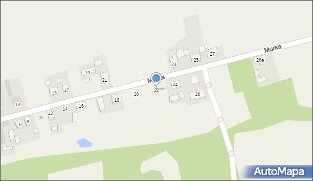 Zębowice, Murka Izydora, 22, mapa Zębowice