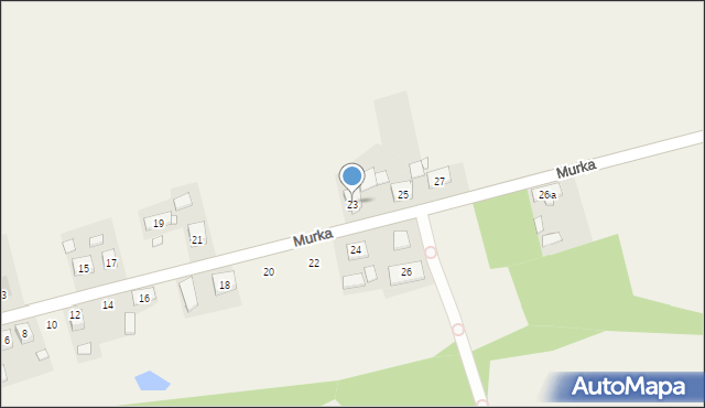 Zębowice, Murka Izydora, 23, mapa Zębowice