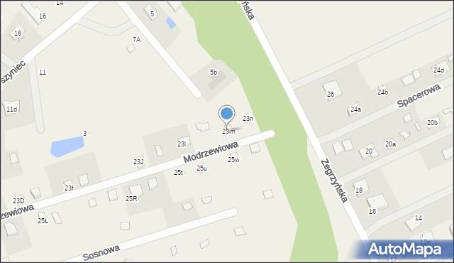 Arciechów, Myszyniec, 23m, mapa Arciechów