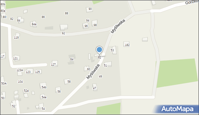 Bochnia, Myśliwska, 62, mapa Bochni
