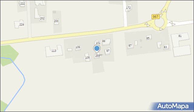 Gdów, Myślenicka, 103, mapa Gdów