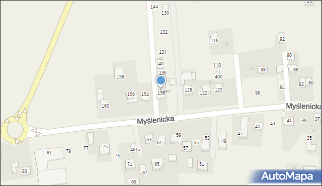 Gdów, Myślenicka, 138, mapa Gdów