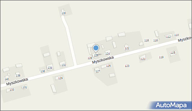 Góra Włodowska, Myszkowska, 126, mapa Góra Włodowska