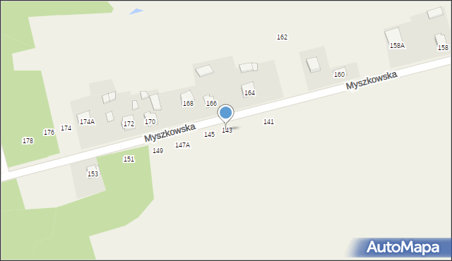 Góra Włodowska, Myszkowska, 143, mapa Góra Włodowska