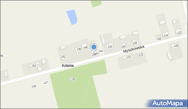 Góra Włodowska, Myszkowska, 146, mapa Góra Włodowska