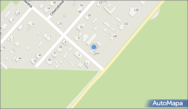 Hajnówka, Myśliwska, 2, mapa Hajnówka