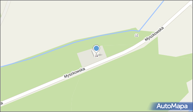 Jaworznik, Myszkowska, 14, mapa Jaworznik