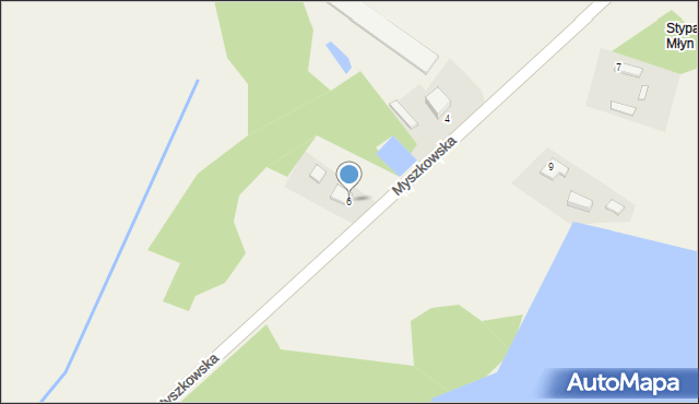Jaworznik, Myszkowska, 6, mapa Jaworznik
