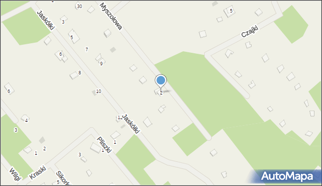 Kamieńczyk, Myszołowa, 2, mapa Kamieńczyk
