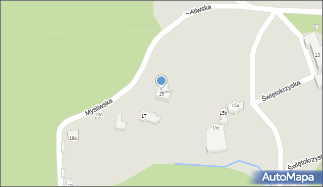 Karpacz, Myśliwska, 15, mapa Karpacz