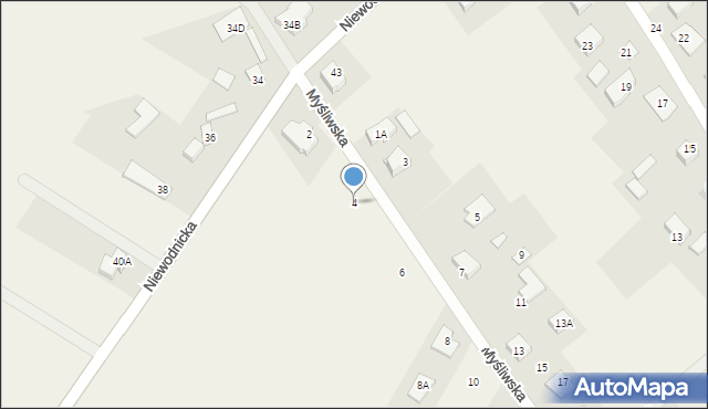 Klepacze, Myśliwska, 4, mapa Klepacze