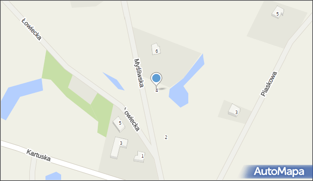 Klonowo Górne, Myśliwska, 4, mapa Klonowo Górne