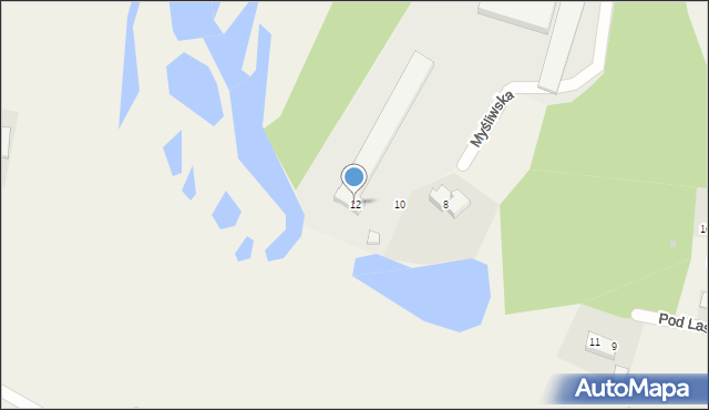 Kosowo, Myśliwska, 12, mapa Kosowo