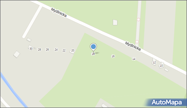 Kraków, Mydlnicka, 18, mapa Krakowa