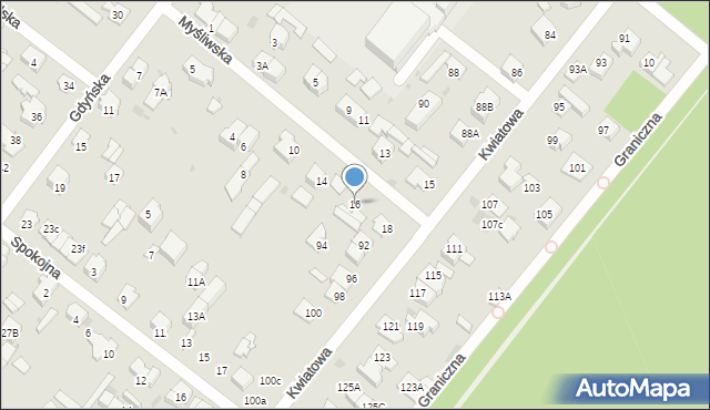 Legionowo, Myśliwska, 16, mapa Legionowo