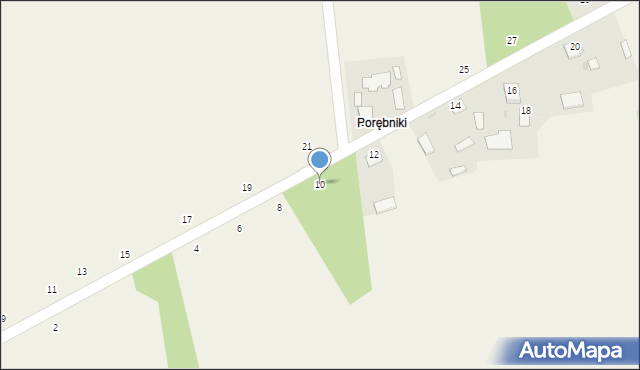 Marki, Myśliwska, 10, mapa Marki