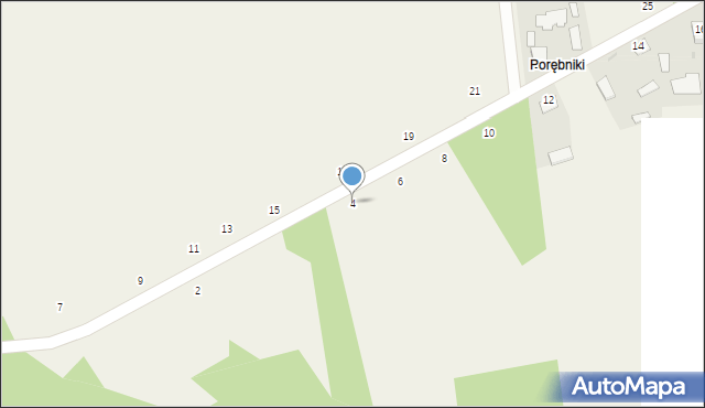Marki, Myśliwska, 4, mapa Marki