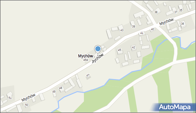 Mychów, Mychów, 46, mapa Mychów