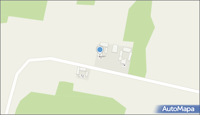 Mychów, Mychów, 73, mapa Mychów