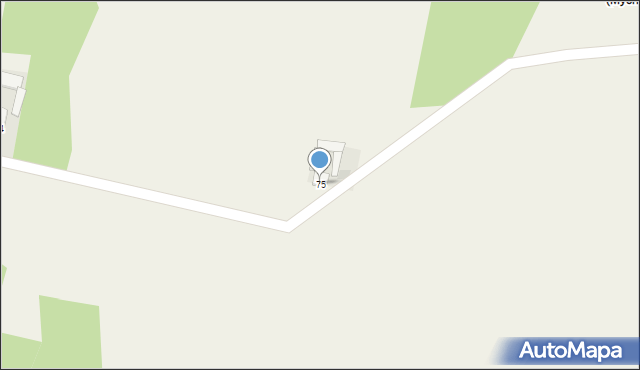 Mychów, Mychów, 75, mapa Mychów